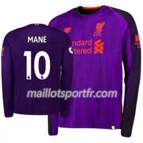 Maillot de Foot Liverpool Sadio Mane 10 Extérieur 2018/19 ML